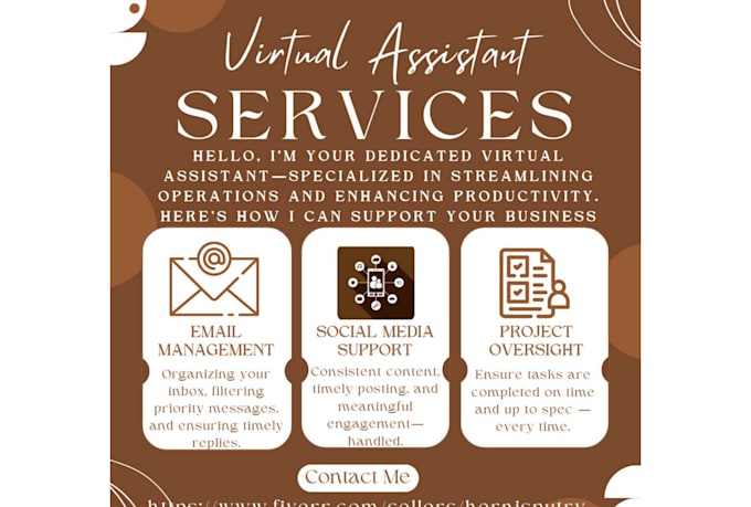 be your bilingual virtual assistant for admin and client support